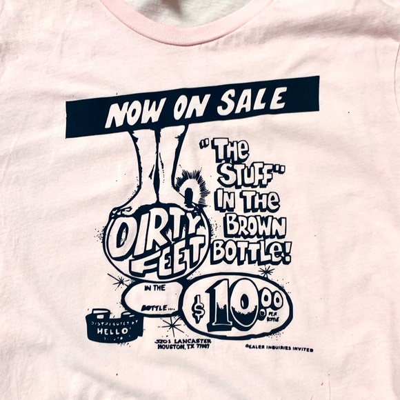 Dirty Feet Poppers Ad on Bella & Canvas Size L 100% Cotton T-Shirt LGBTQ History - Picture 4 of 5